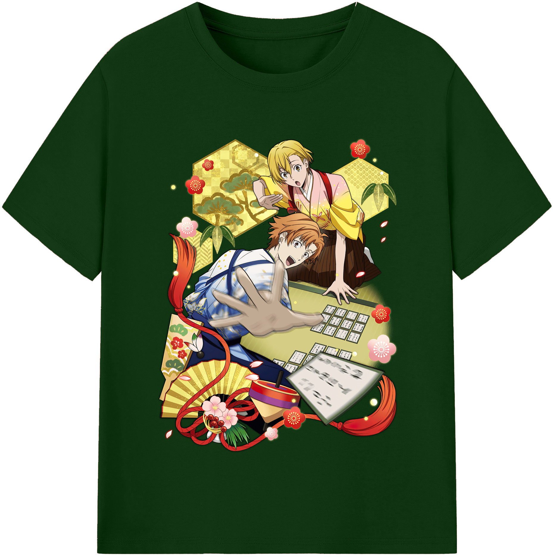 （画像用） 文豪ストレイドッグス Bungo Stray Dogs 綿100％半袖Tシャツ（フロントプリント）